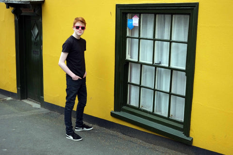 black cordura skinny fit