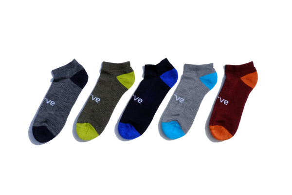 no show merino wool sock