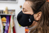 4 layer black ponti wool mask