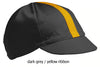grey four panel cycling cap