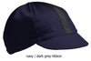 navy cotton four panel cycling cap