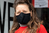 4 layer black ponti wool mask