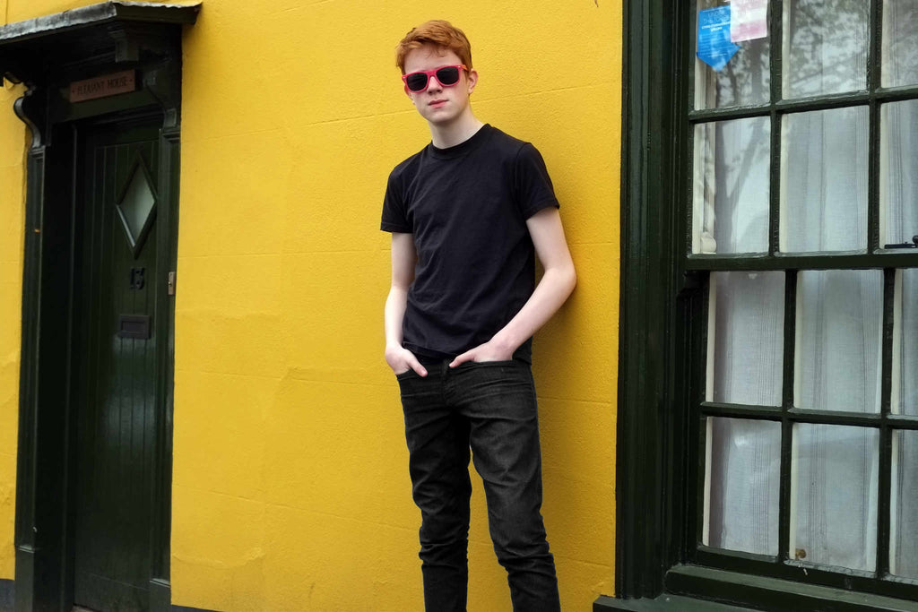 black cordura skinny fit