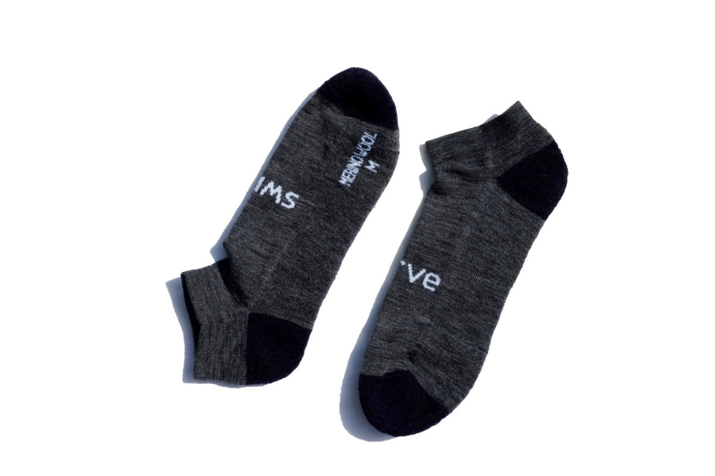 no show merino wool sock