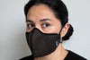 3 layer green felt wool mask