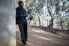 black cordura slim jeans