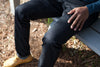 black cordura slim jeans