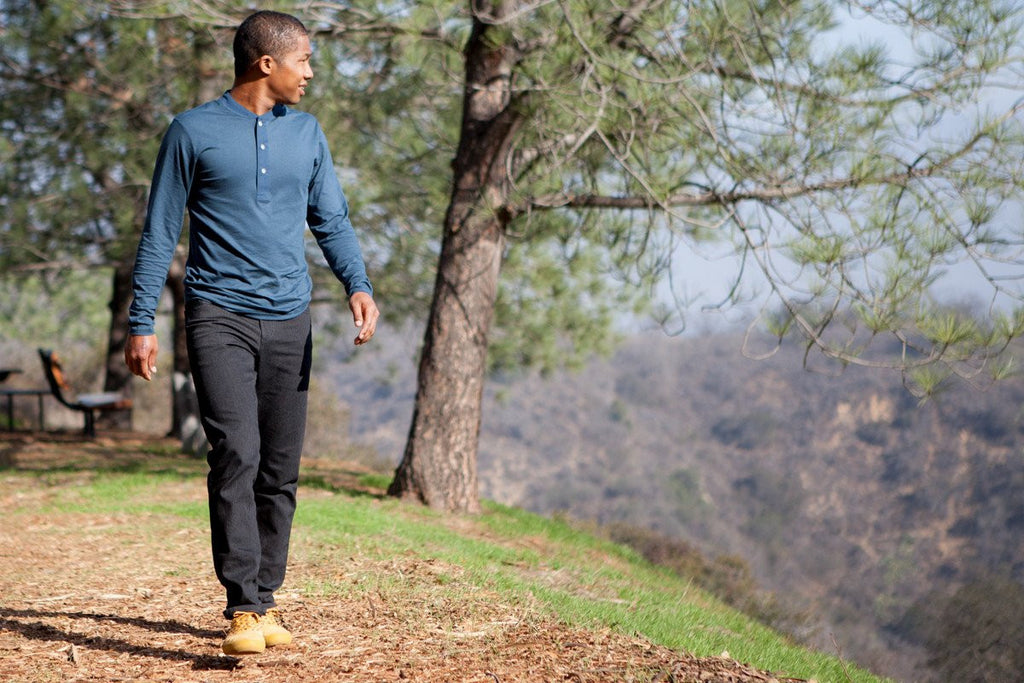 black cordura slim jeans