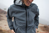 swrve 3 layer fully seam sealed waterproof full zip jacket with removable hood