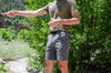 TRANSVERSE rambler belted shorts