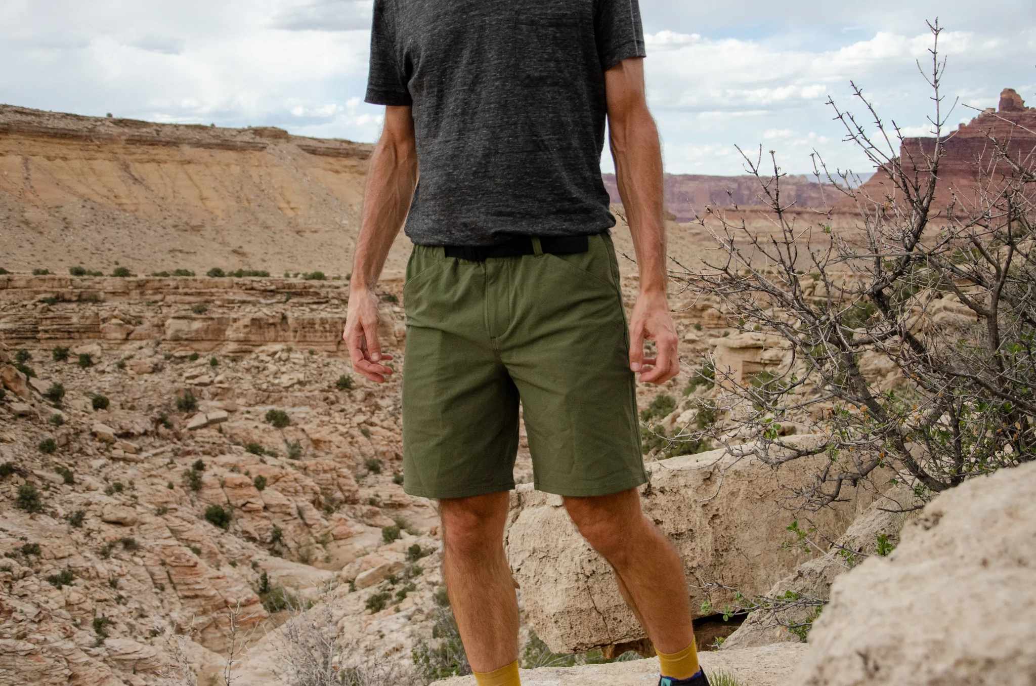 Belted bermuda sales shorts