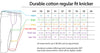 Durable Cotton 3/4 regular fit