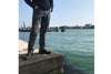 durable cotton slim trouser