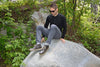 durable cotton slim trouser
