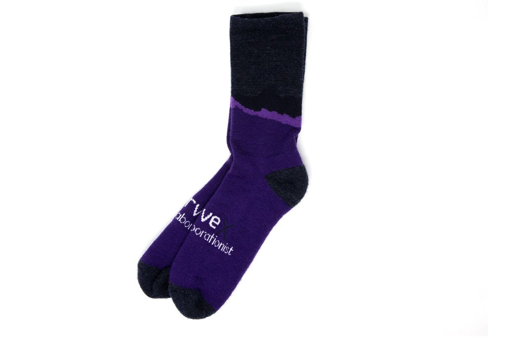 swrve x The Collaborationist merino socks