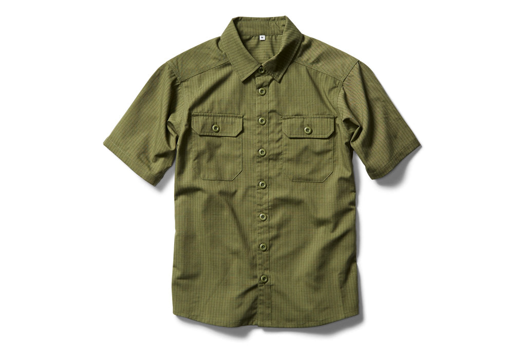 CORDURA combat wool button up short sleeve shirt