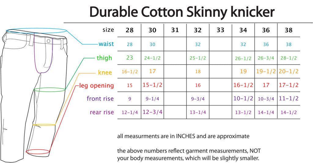 Durable Cotton 3/4 skinny/ slim fit – swrve