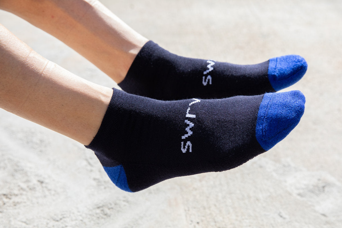 no show merino wool sock swrve