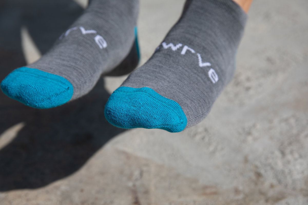 no show merino wool sock swrve